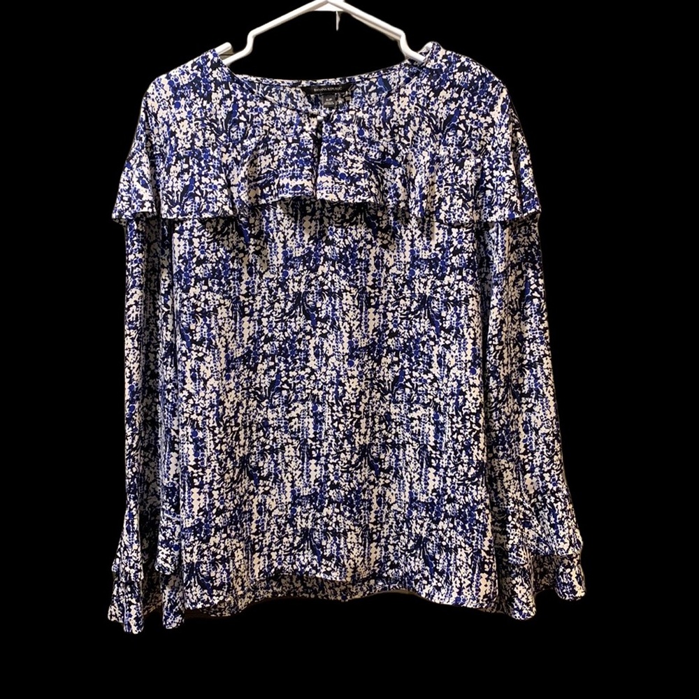 Banana Republic Flounce blouse.